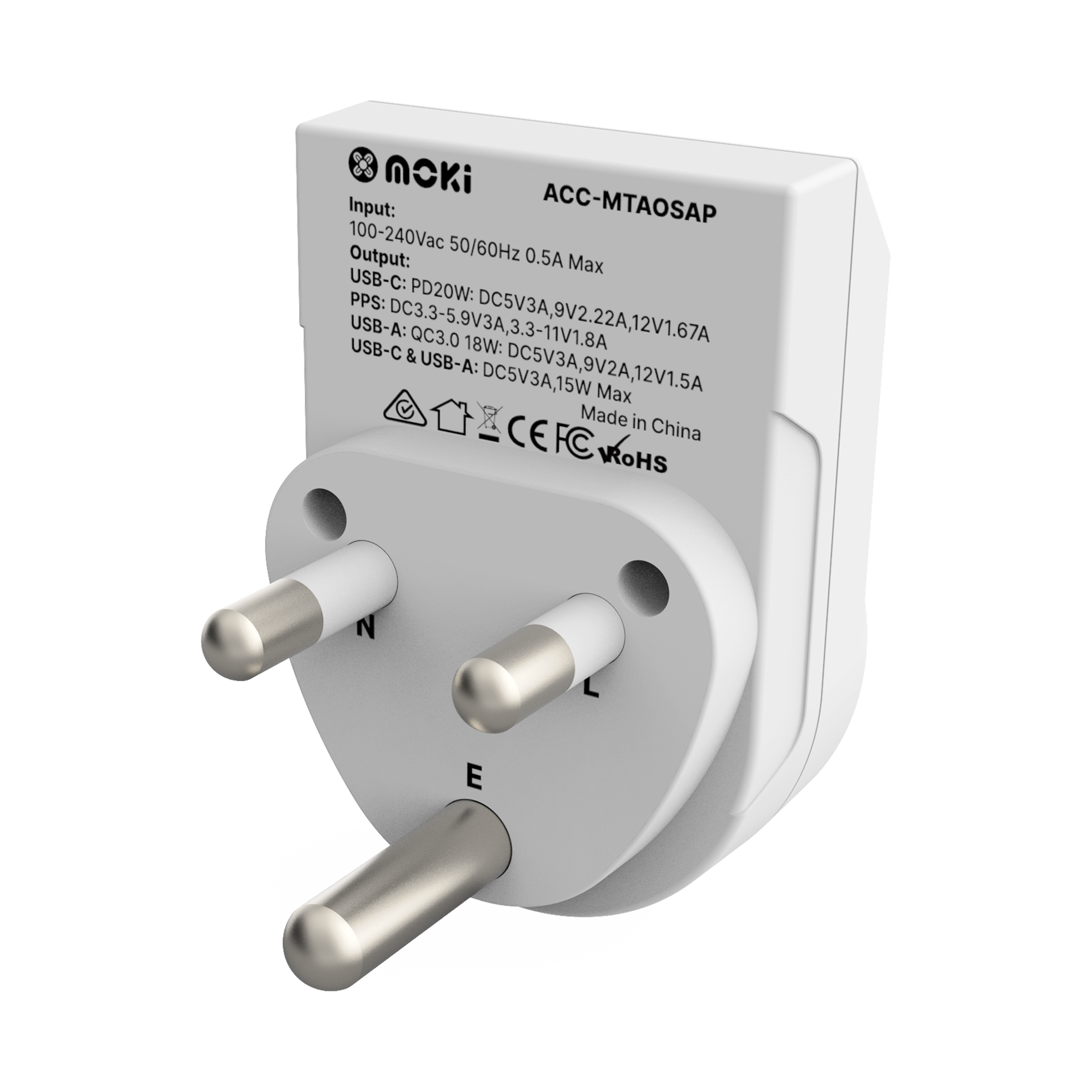 AU/NZ to South Africa Outbound - Travel Adaptor PLUS